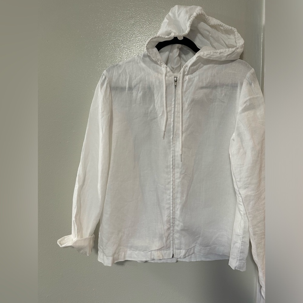 Chadwick’s, boat, light linen white jacket